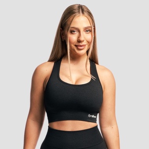 GymBeam Спортен сутиен FLO Graphite S