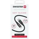 Swissten 71533010 dátový Lightning, 60W / 3A / 1x USB-A(M) / 1x Lightning(M), 1,5m, černý