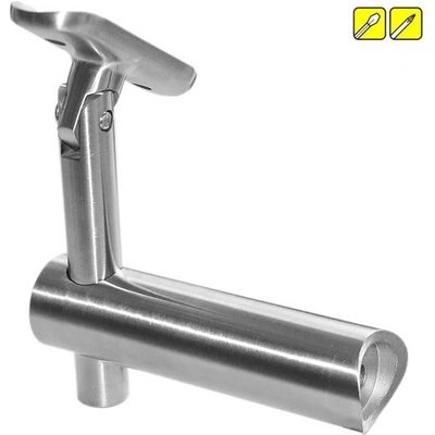 Feldmann Nerezový držiak okrúhleho madla zábradlia pr.42,4mm 50374-240 brus, na rúrku pr.42,4mm, flexi