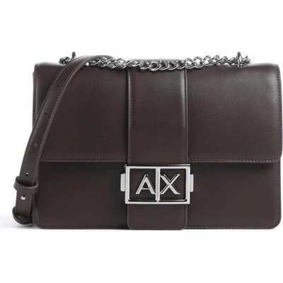Armani Exchange Jod medium crossbody kabelka tmavě hnědá – Hledejceny.cz