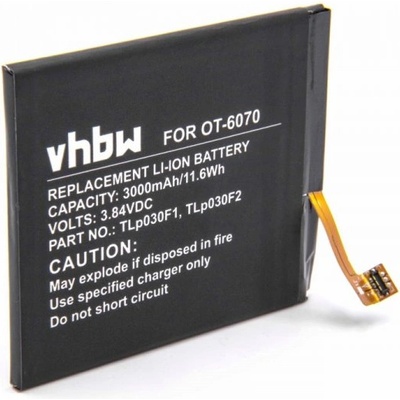 VHBW Батерия за Alcatel One Touch Idol 4S, 3000 mAh (800115703)