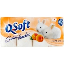 Q-SOFT broskev 3-vrstvý 8 ks