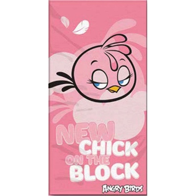 Halantex Osuška Angry Birds bílá froté 70 x 140 cm