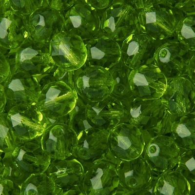 Manumi Brúsené koráliky 8mm Olivine - 110 ks