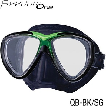 TUSA маска freedom one черна/зелена (tus m-211qb bk/sg)
