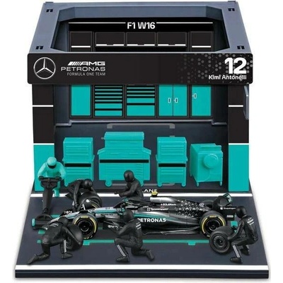 Bburago Mercedes-AMG Petronas W16 202512 Antonelli Pit Pass Set 1:43