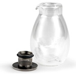 Bredemaijer Group BREDEMEIJER Двустенен стъклен чайник със стоманен инфузер Teamaster - 0, 2 л (BR 165052)