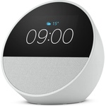 Amazon Echo Spot (latest generation), smart alarm clock with rich sound, white, with Alexa+ Early Access - BV84J9 Будилник