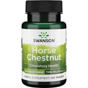 Swanson Horse Chestnut, 200 mg, 120 таблетки, Swanson (SWH041)