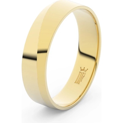 Danfil prsten DLR3035 žluté zlato bez kamene povrch lesk