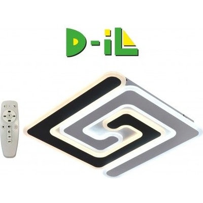 D-IL Led плафон black-white 107w С ДИСТАНЦИОННО (13056)