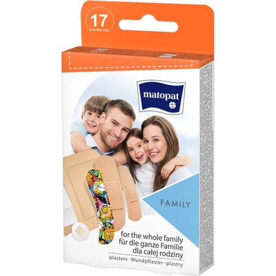 Matopat Family náplast různé velikosti 17 ks