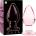 Плъг от боросиликатно стъкло, 11см. - Nebula Glass Pink 3 (D-235928)