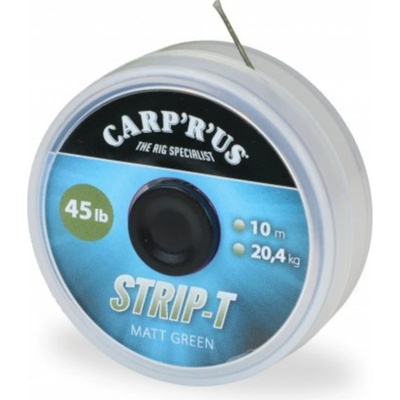 Carp'R'Us šňůra Strip-T 10m 25lbs Matt Green