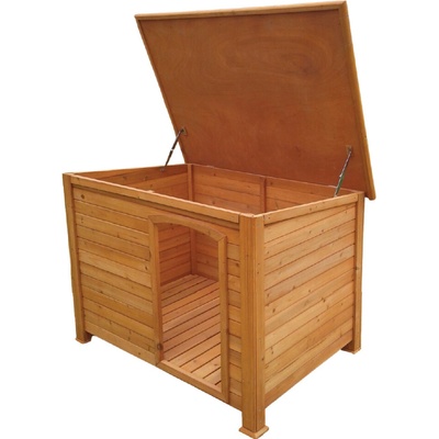 MacHook Psí bouda FLAT dřevěná 127 x 95 x 95 cm – Zboží Dáma