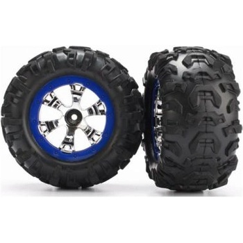 Traxxas велосипед 2.2", джанта Geode хром-син, гуми Canyon AT (чифт)