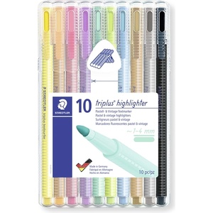 STAEDTLER Маркер Textsurfer Triplus пастел комплект (10) (362 CSB10)