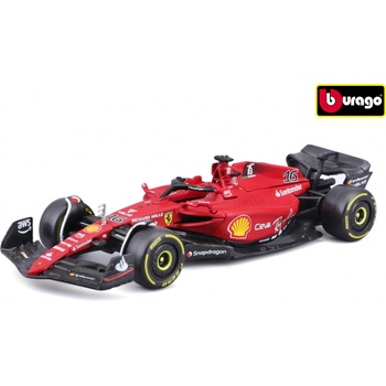 Bburago Formule F1 Ferrari Scuderia F1 75 2022 nr.16 Charles Leclerc with driver 1:43