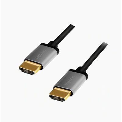 LogiLink Видео кабел Logilink, HDMI (T) към HDMI(T), максимална разделителна способност 4K UHD (3840 x 2160) при 60 Hz, златни конектори, 5 м, черен (CHA0103)