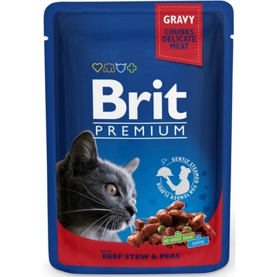 Brit Premium Cat Beef Stew & Peas 100 g