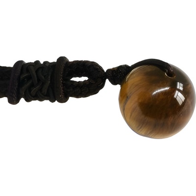 Amparo Miranda Přívěsek koule P0030 Tygří oko yellow