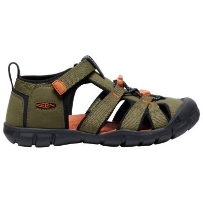 Сандали Keen Youth Seacamp II CNX Sandals - Dark Olive / Gold Flame - размер 34 (EU) (702-1689-3512)