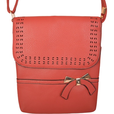 Nicole Brown elegantní kabelka JBFB 343 ČERVENÁ
