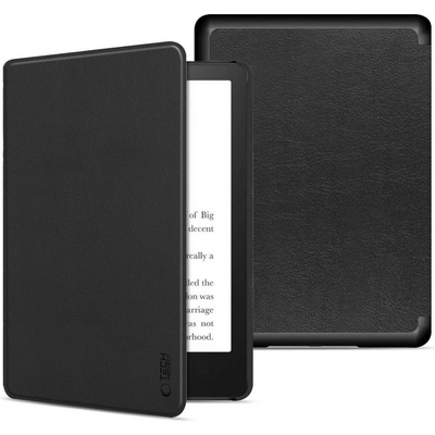 Кожен тефтер за Kindle Paperwhite VI / 6 / Colorsoft / Signiture Edition от Tech-Protect Smartcase - Черен (5906302372898)