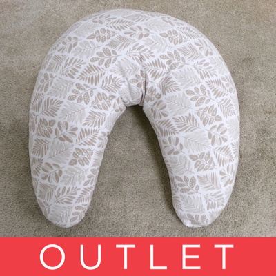 CEBA Vankúš na dojčenie HUGGY Basic Brown Leaves