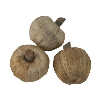 Dekorace - Jute Apple 6 cm - 3 ks