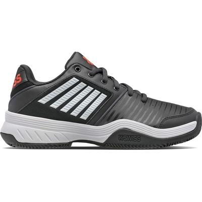 K Swiss Маратонки K-Swiss Men's Court Express HB Clay Court Lace Up Tennis Shoes - Limo/White/Red