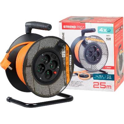 Kábel Strend Pro DG-FB04 25 m, predlžovací na bubne