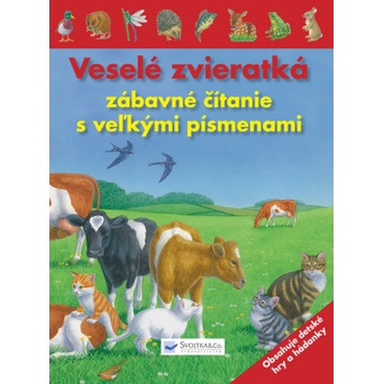 Veselé zvieratká - zábavné čítanie s veľkými písmenami