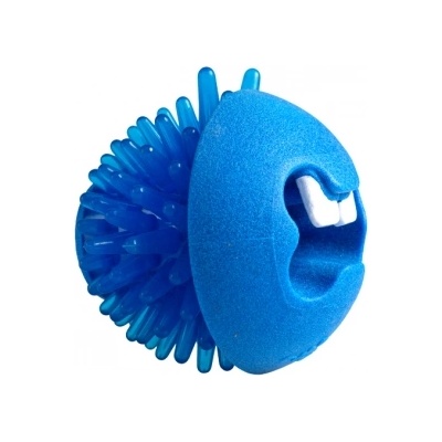 Rogz Fred Blue - Играчка за кучета с дупка за поставяне на лакомства - 6.4 см синя