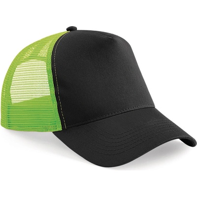 Beechfield Snapback Trucker čierna-zelená