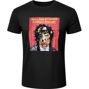NNM мъжка тениска The Rolling Stones - Foreign Tongues Album Cover - Black - 5231200