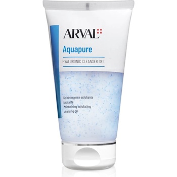 Arval Aquapure Hyaluronic cleanser gel деликатен ексфолиращ гел за перфектно почистена кожа 150ml