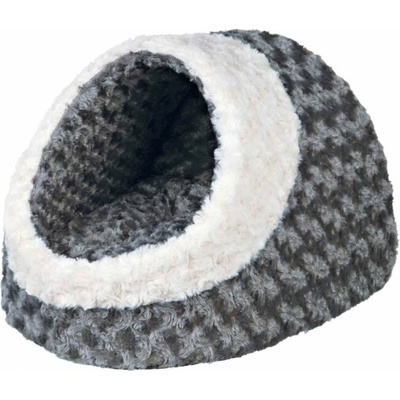 Trixie Kaline plyšová kukaň šedá krémová 35 x 26 x 41 cm