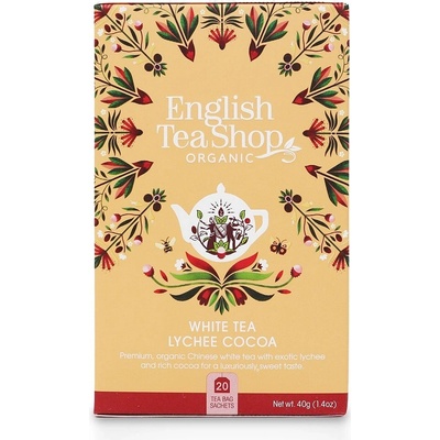 English Tea Shop Bílý Čaj s Liči a kakaem 20 x 2 g