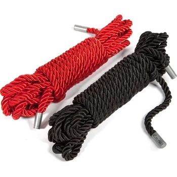 SuperLove Hold Me Tight Bondage Rope Black & Red