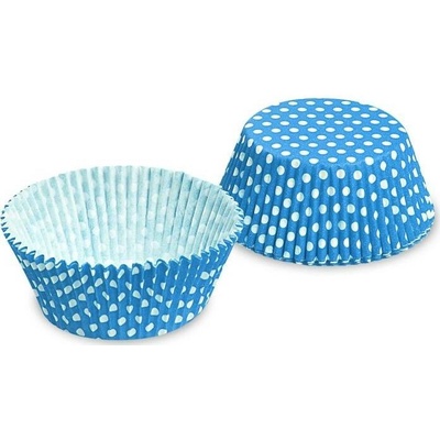 Wimex Cukrárenský košíček bielo-modrý s bodkami 50x30 mm 40 ks