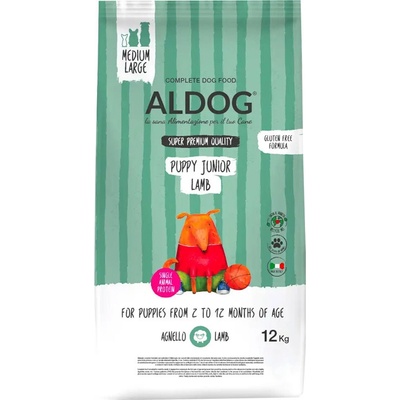 Aldog Puppy & Junior Lamb 12 kg
