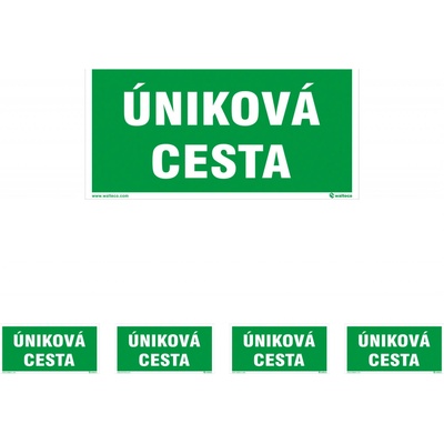 Walteco Úniková cesta, 200x100mm, samolepka Množství: 5 ks , 20163BP1