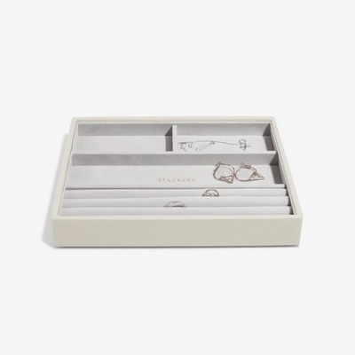 Stackers box na šperky Oatmeal Classic Ring & Bracelet Layer krémová 75602