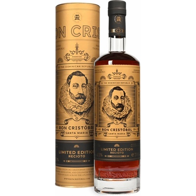 Ron Cristóbal Santa Maria Recioto 43% 0,7 l (tuba)