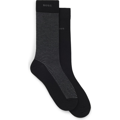 Boss Чорапи Boss 2 Pack Striped Socks - Black 001