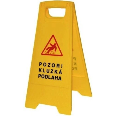 Výstražná cedule / plastový stojan Pozor mokrá podlaha WS-2