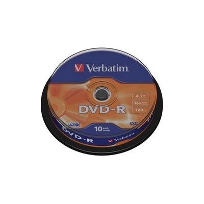 Verbatim DVD-R 4.7GB шпиндел (10) (43523)