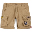 Alpha Industries Crew short Patch Wheat pánske šortky