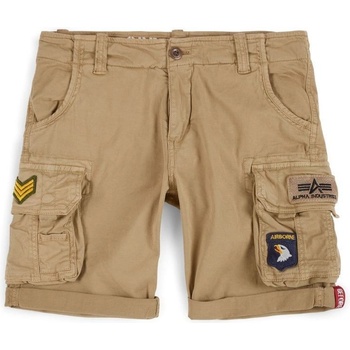 Alpha Industries Crew short Patch Wheat pánske šortky
